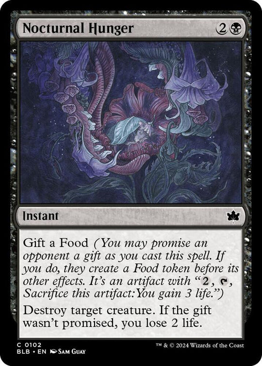 Image for Nocturnal Hunger (102) - Magic: The Gathering