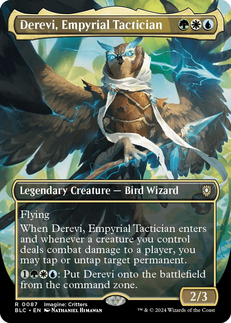 Image for Derevi, Empyrial Tactician (Borderless) (87) - Magic: The Gathering