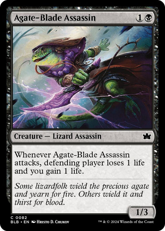 Image for Agate-Blade Assassin (82) (BLB) - Magic: The Gathering