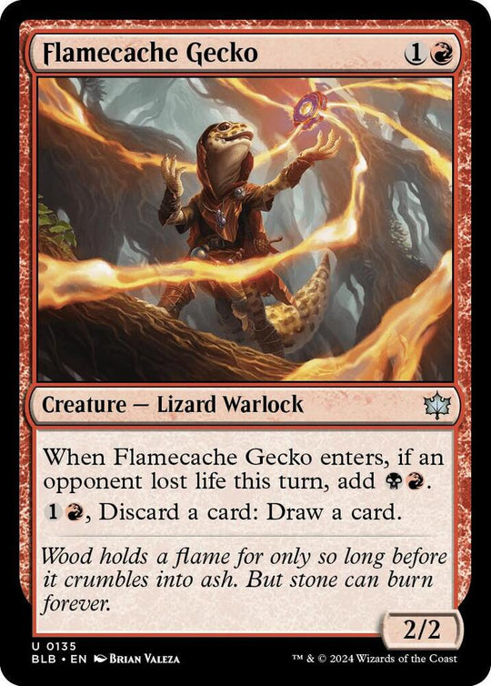 Image for Flamecache Gecko (135) - Magic: The Gathering