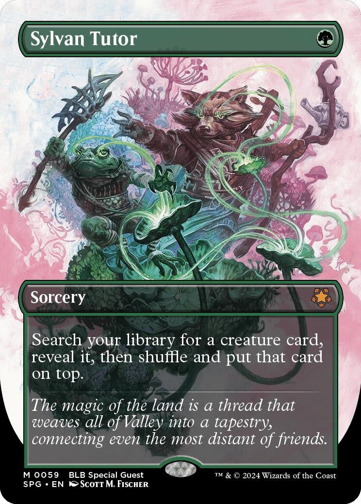 Image for Sylvan Tutor (Borderless) (59) - Magic: The Gathering