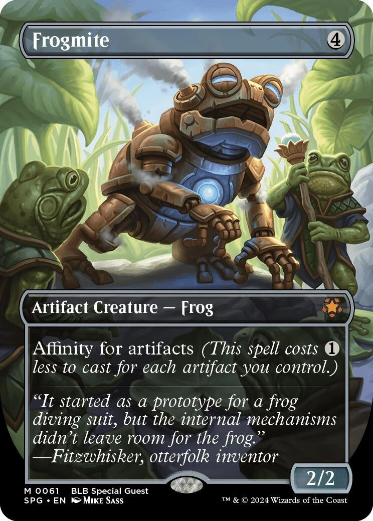Image for Frogmite (Borderless) (61) - Magic: The Gathering
