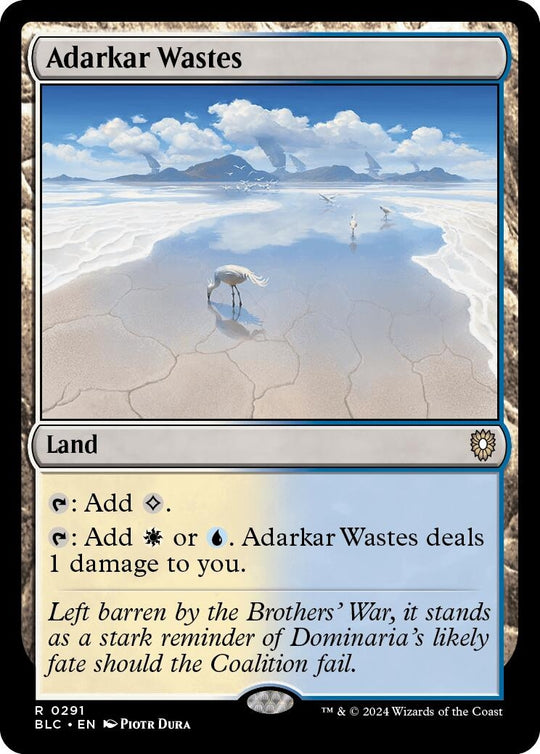 Image for Adarkar Wastes (291) (BLC) - Magic: The Gathering