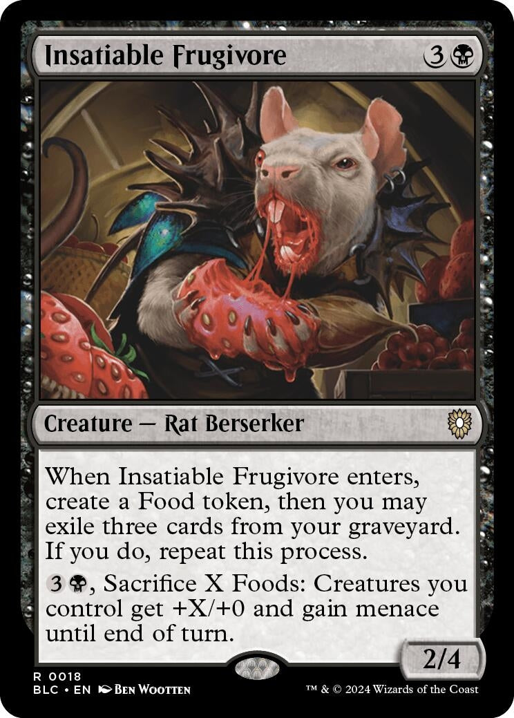 Image for Insatiable Frugivore (18) - Magic: The Gathering