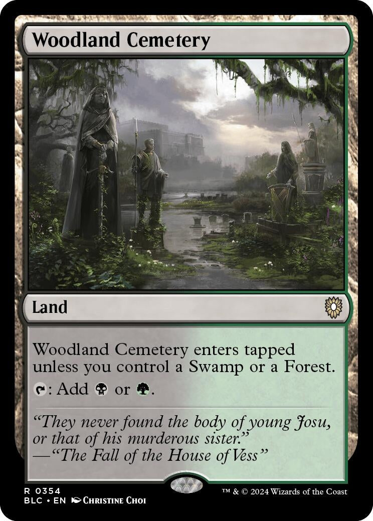 Image for Woodland Cemetery (354) - Magic: The Gathering