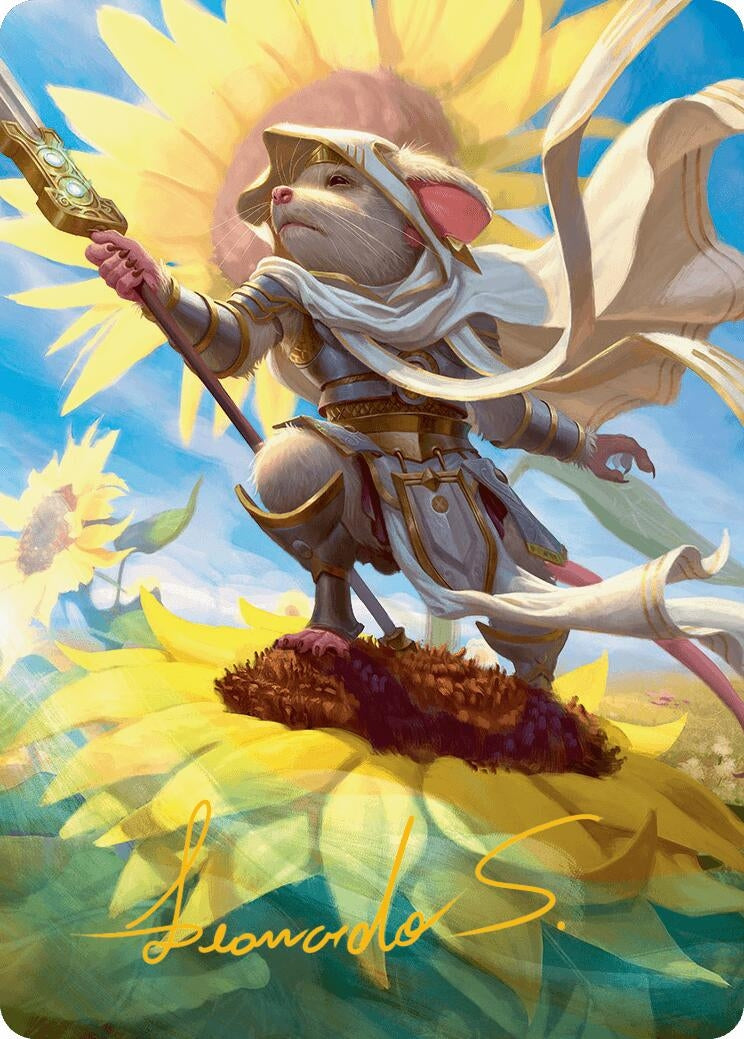 Image for Elspeth, Sun's Champion Art Card (Gold-Stamped Signature) (53) (ASBLB) - Magic: The Gathering