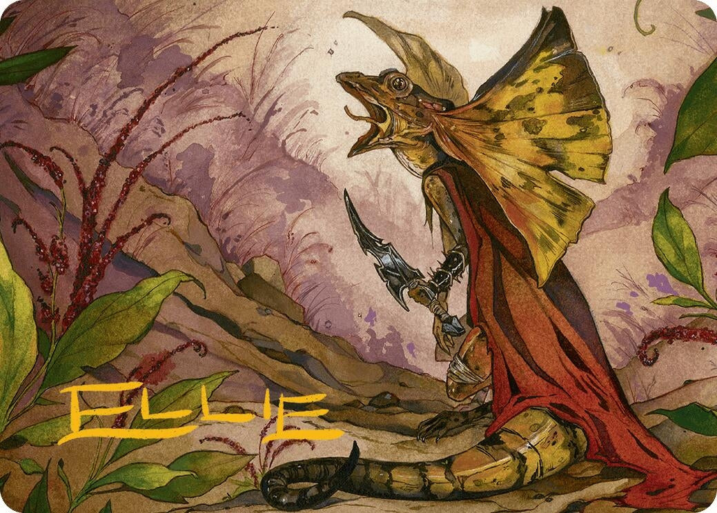 Image for Hired Claw Art Card (Gold-Stamped Signature) (39) (ASBLB) - Magic: The Gathering
