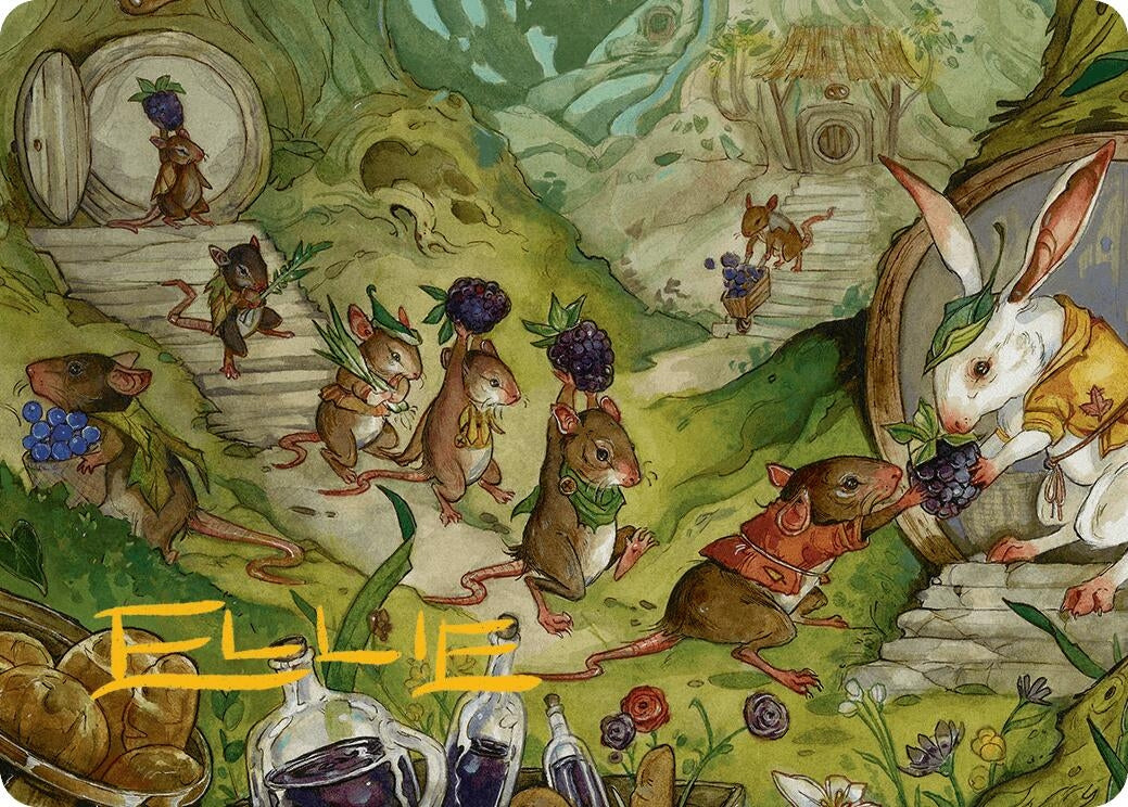Image for For the Common Good Art Card (43/54) (Gold-Stamped Signature) (43) (ASBLB) - Magic: The Gathering