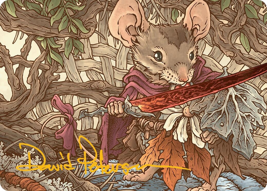 Image for Mabel, Heir to Cragflame Art Card (Gold-Stamped Signature) (45) (ASBLB) - Magic: The Gathering