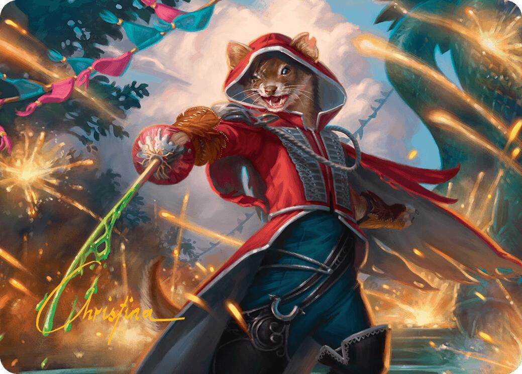 Image for The Infamous Cruelclaw Art Card (Gold-Stamped Signature) (28) (ASBLB) - Magic: The Gathering
