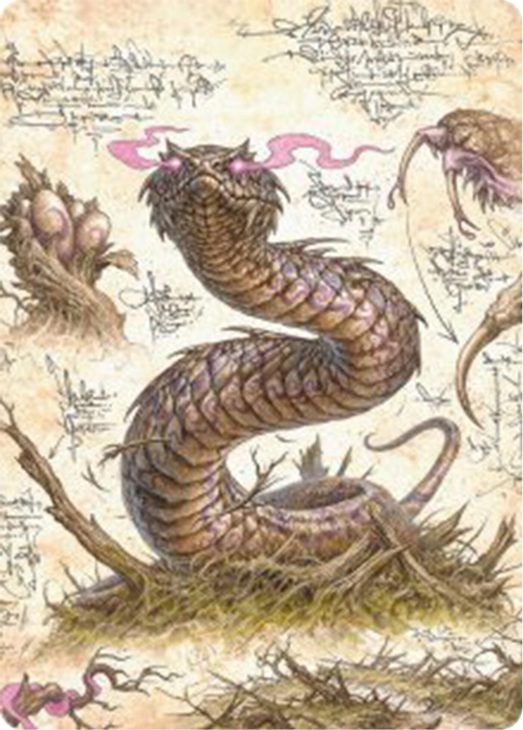 Image for Rottenmouth Viper Art Card (36) (ASBLB) - Magic: The Gathering