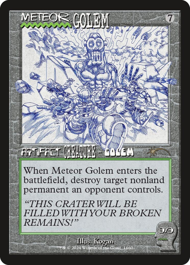 Image for Meteor Golem (1660) (1660) - Magic: The Gathering