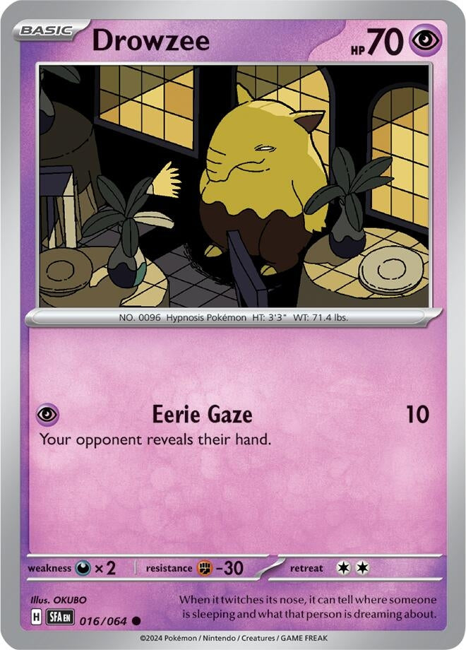 Image for Drowzee (016/064) (SFA) - Pokemon