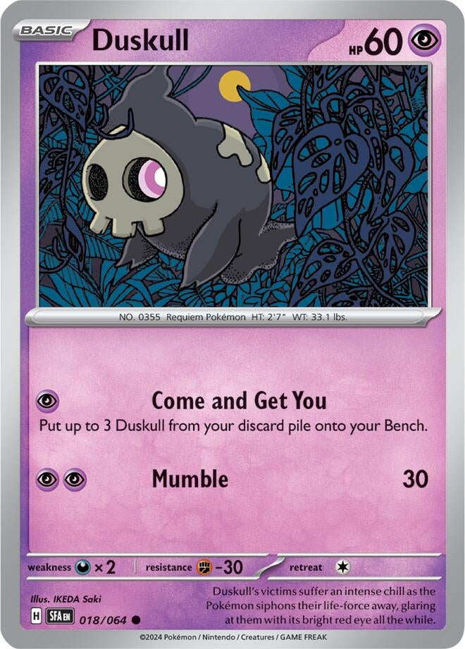 Image for Duskull (018/064) (SFA) - Pokemon