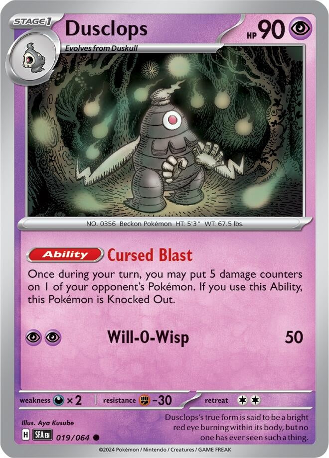 Image for Dusclops (019/064) (SFA) - Pokemon