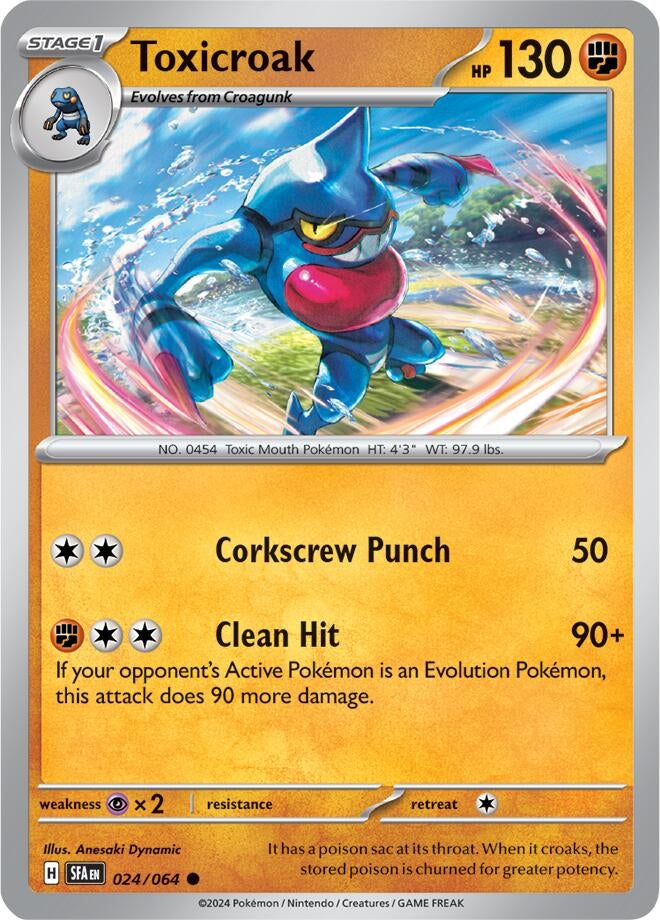 Image for Toxicroak (024/064) (SFA) - Pokemon