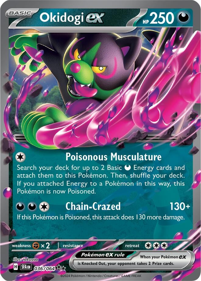 Image for Okidogi ex (036/064) (SFA) - Pokemon