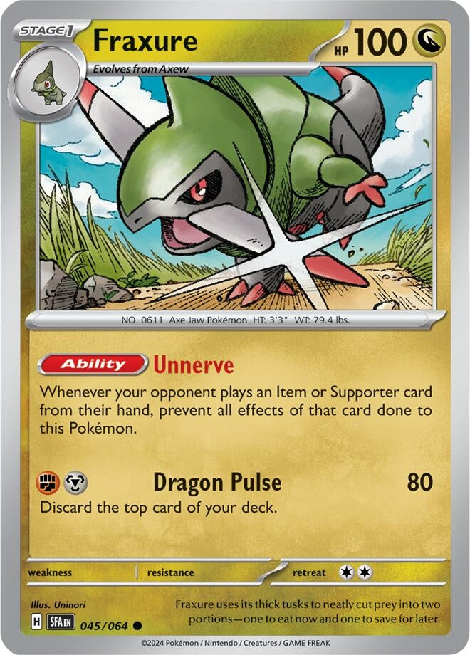 Image for Fraxure (045/064) (SFA) - Pokemon