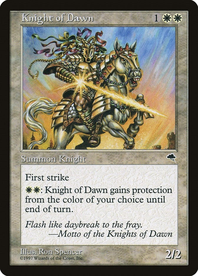 Image for Knight of Dawn (26) - Magic: The Gathering