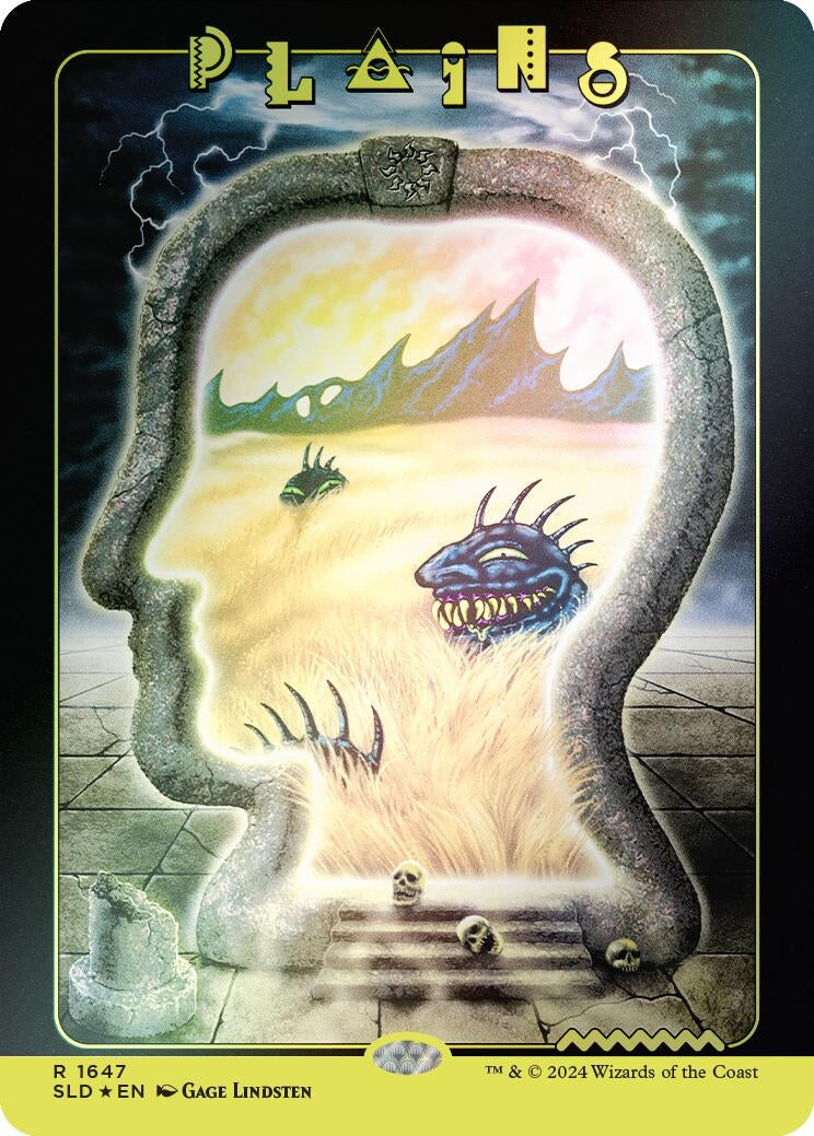 Image for Plains (1647) (Rainbow Foil) (1647) - Magic: The Gathering