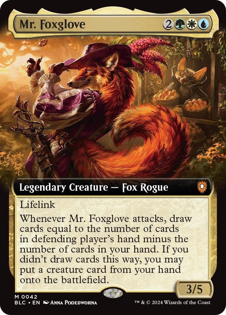 Image for Mr. Foxglove (Extended Art) (42) - Magic: The Gathering
