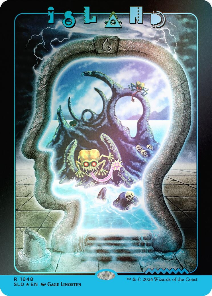 Image for Island (1648) (Rainbow Foil) (1648) - Magic: The Gathering