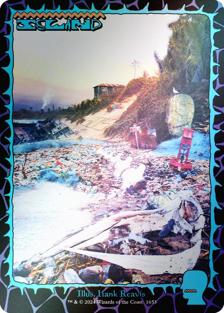 Image for Island (1653) (Rainbow Foil) (1653) - Magic: The Gathering