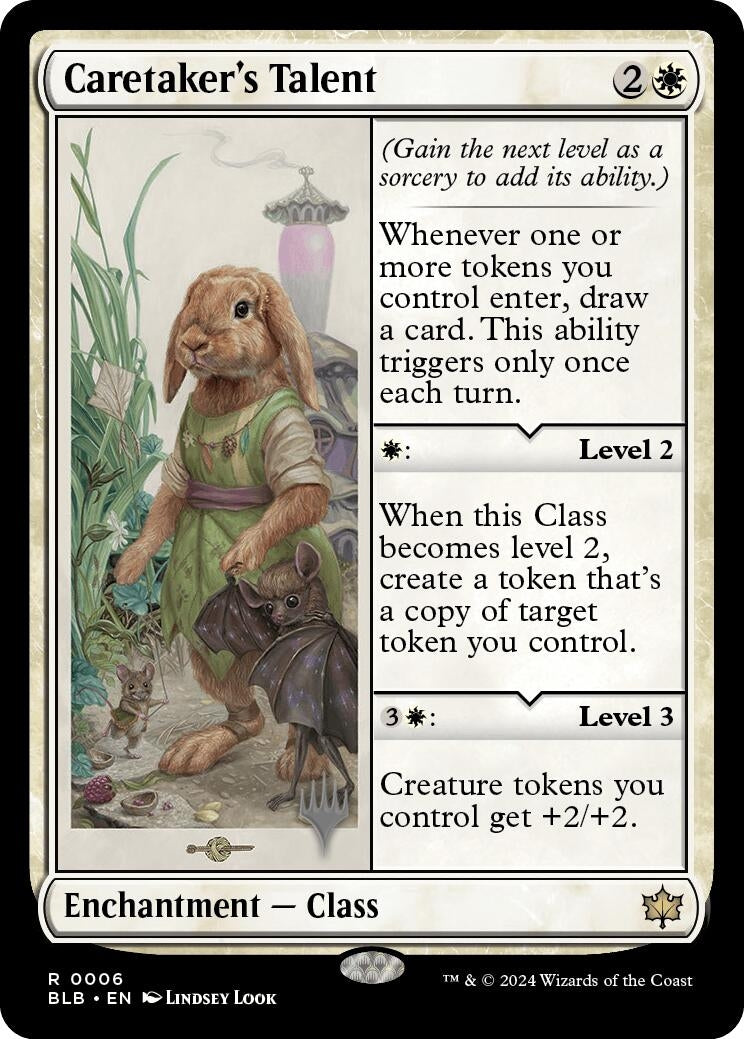 Image for Caretaker's Talent (6) - Magic: The Gathering