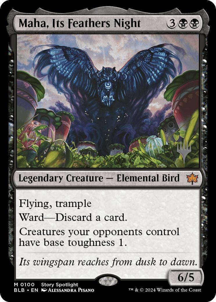 Image for Maha, Its Feathers Night (100) - Magic: The Gathering