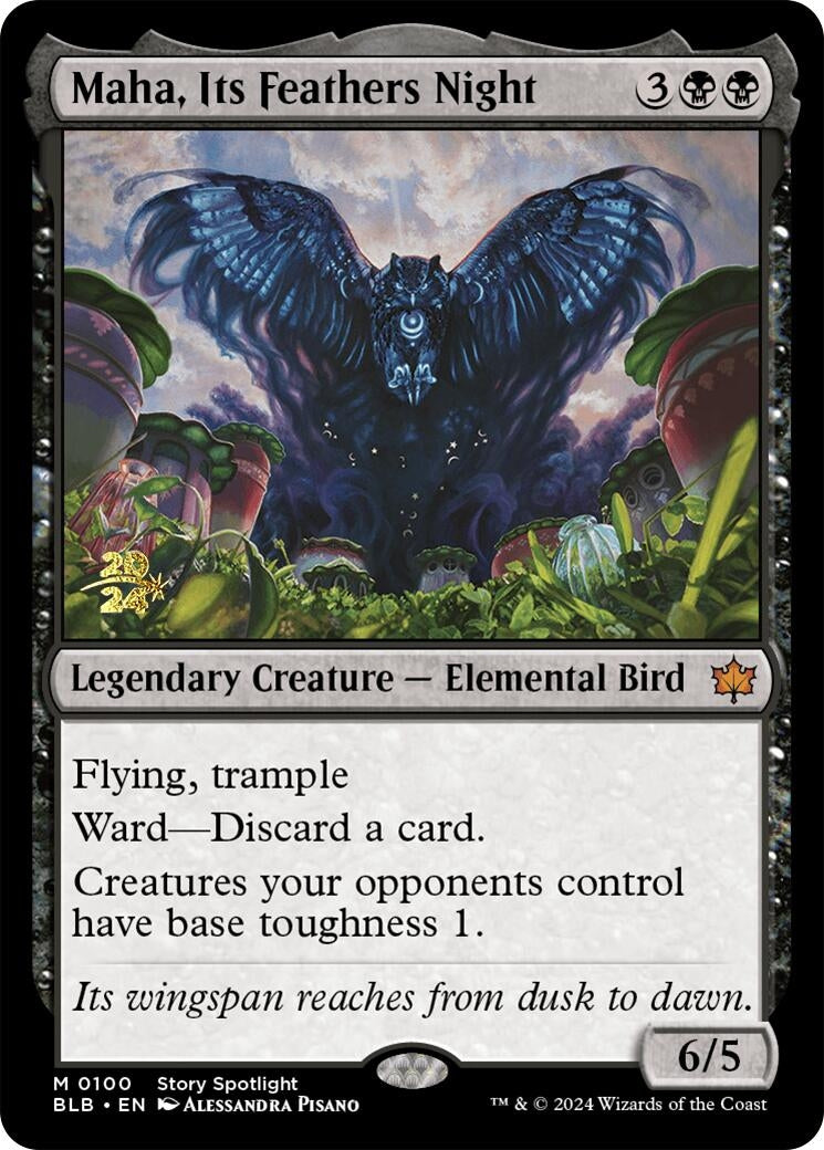 Image for Maha, Its Feathers Night (100) - Magic: The Gathering