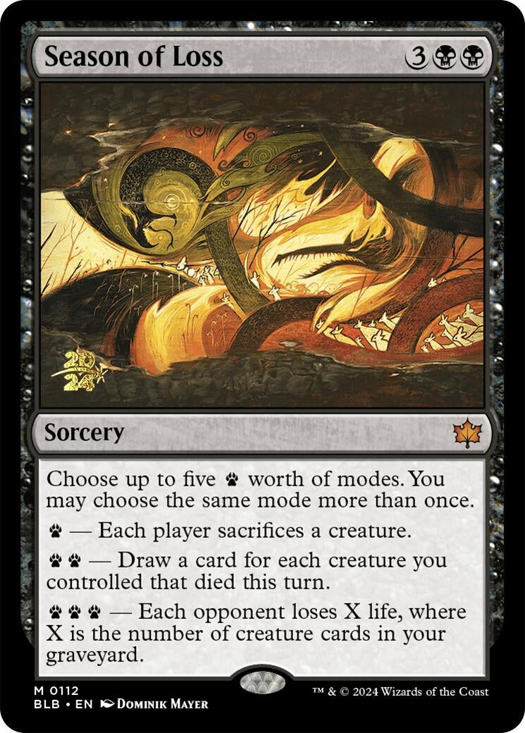 Image for Season of Loss (112) - Magic: The Gathering