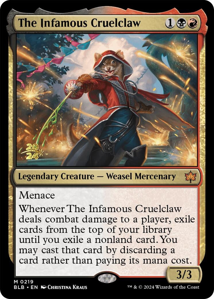Image for The Infamous Cruelclaw (219) (PRE) - Magic: The Gathering