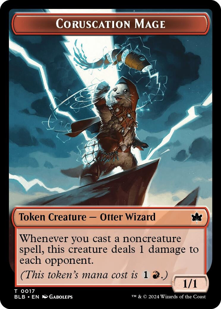 Image for Coruscation Mage Token (17) - Magic: The Gathering