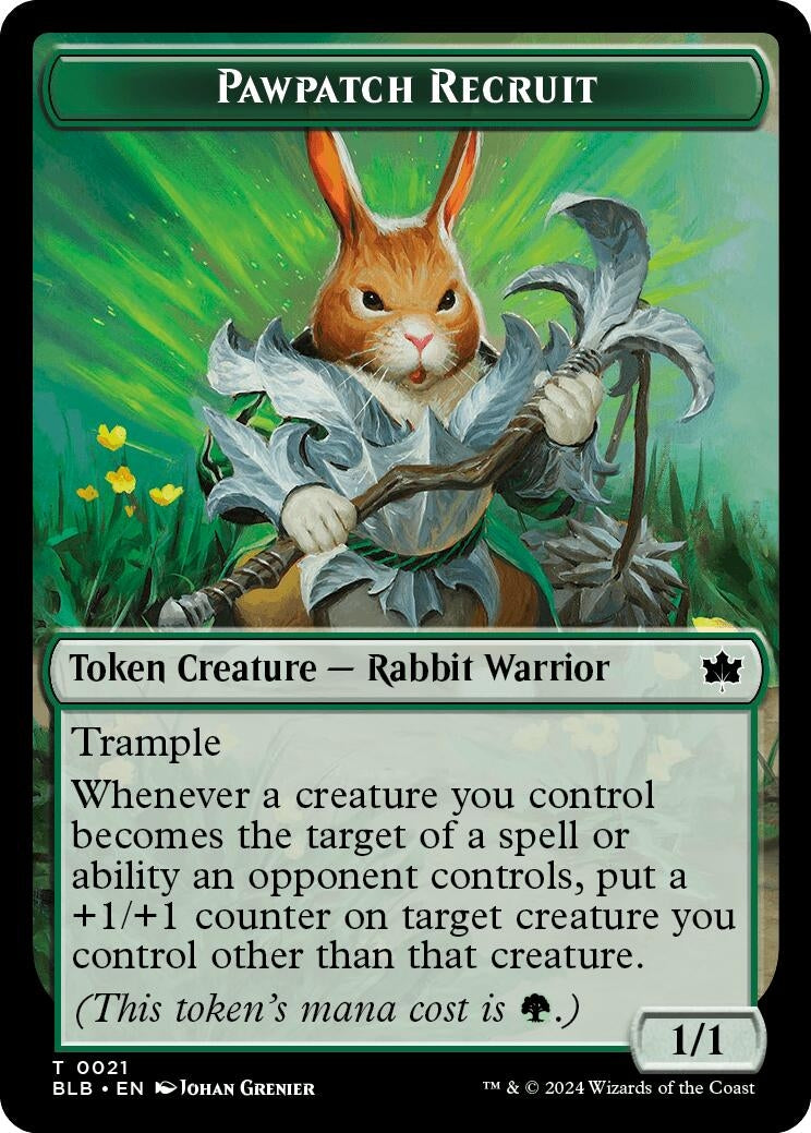Image for Pawpatch Recruit Token (21) - Magic: The Gathering