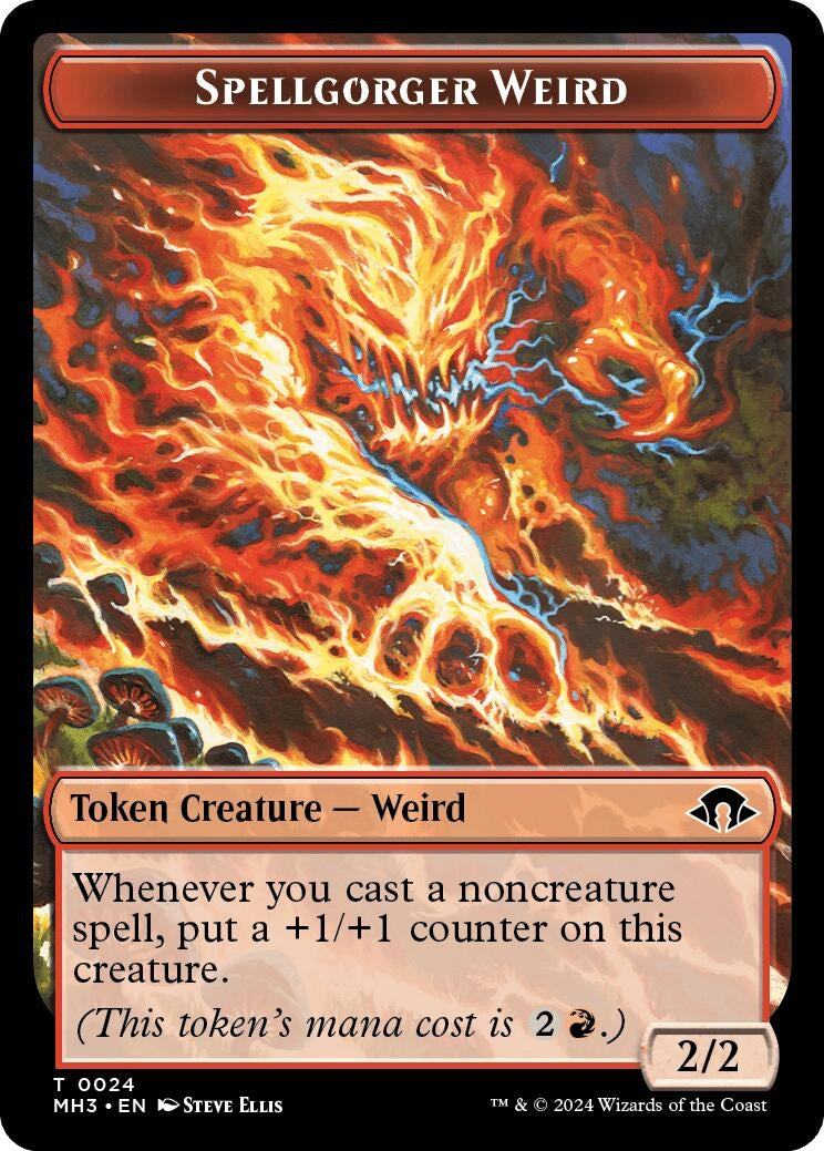 Image for Spellgorger Weird // Energy Reserve Double-Sided Token (24 // 36) - Magic: The Gathering