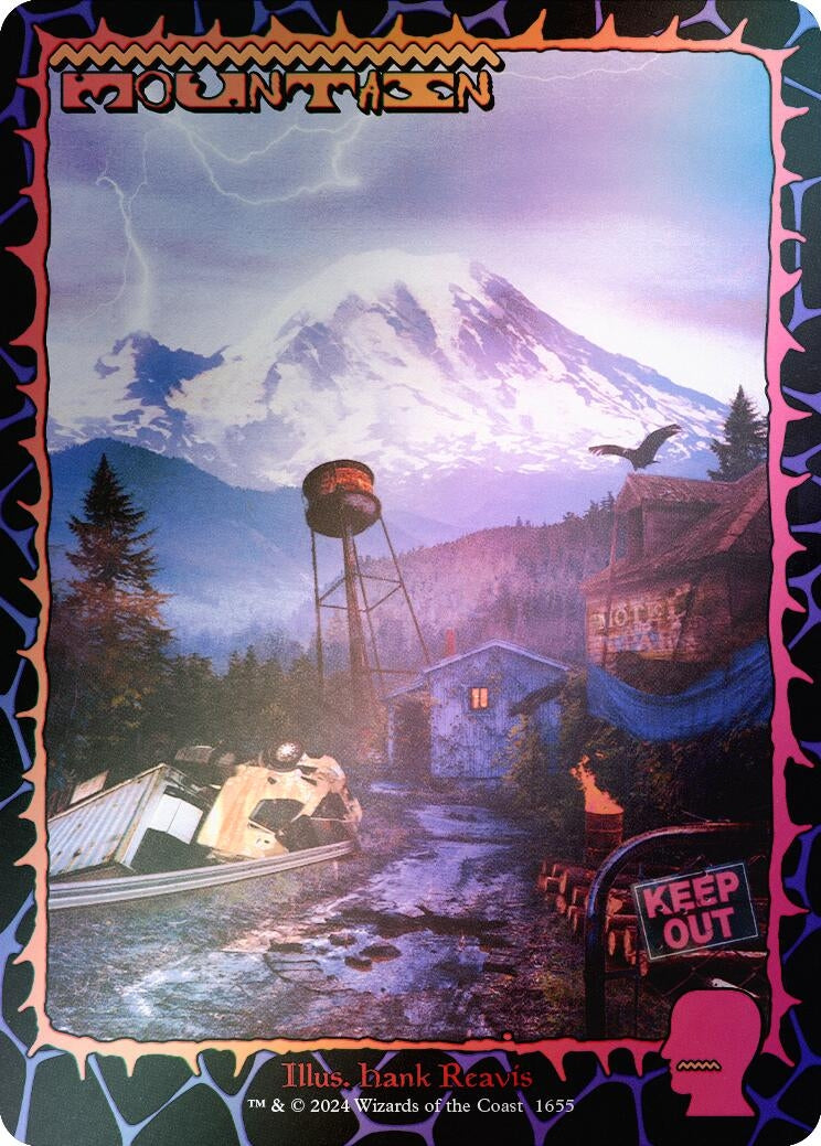 Image for Mountain (1655) (Rainbow Foil) (1655) - Magic: The Gathering