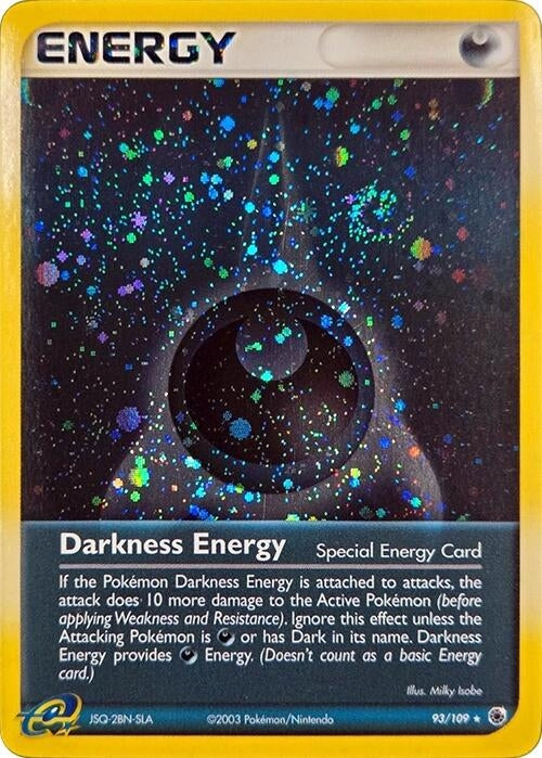 Image for Darkness Energy (Special) - 93/109 (Cosmos Holo) (93/109) (PR) - Pokemon