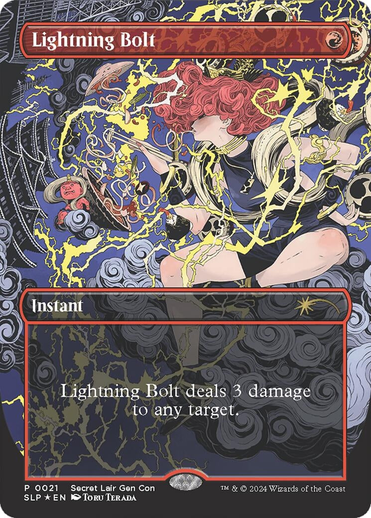 Image for Lightning Bolt (21) - Magic: The Gathering