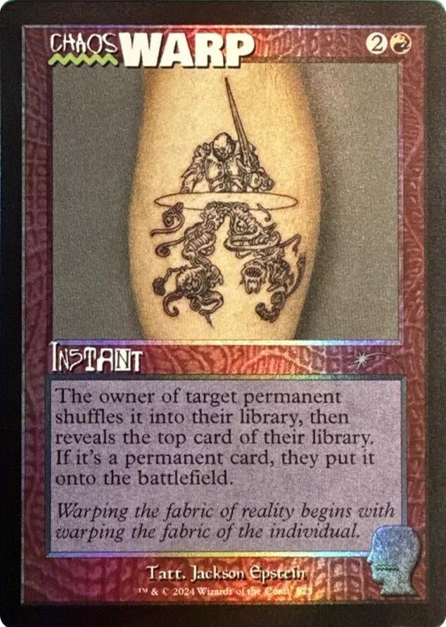 Image for Chaos Warp (Rainbow Foil) (823) - Magic: The Gathering