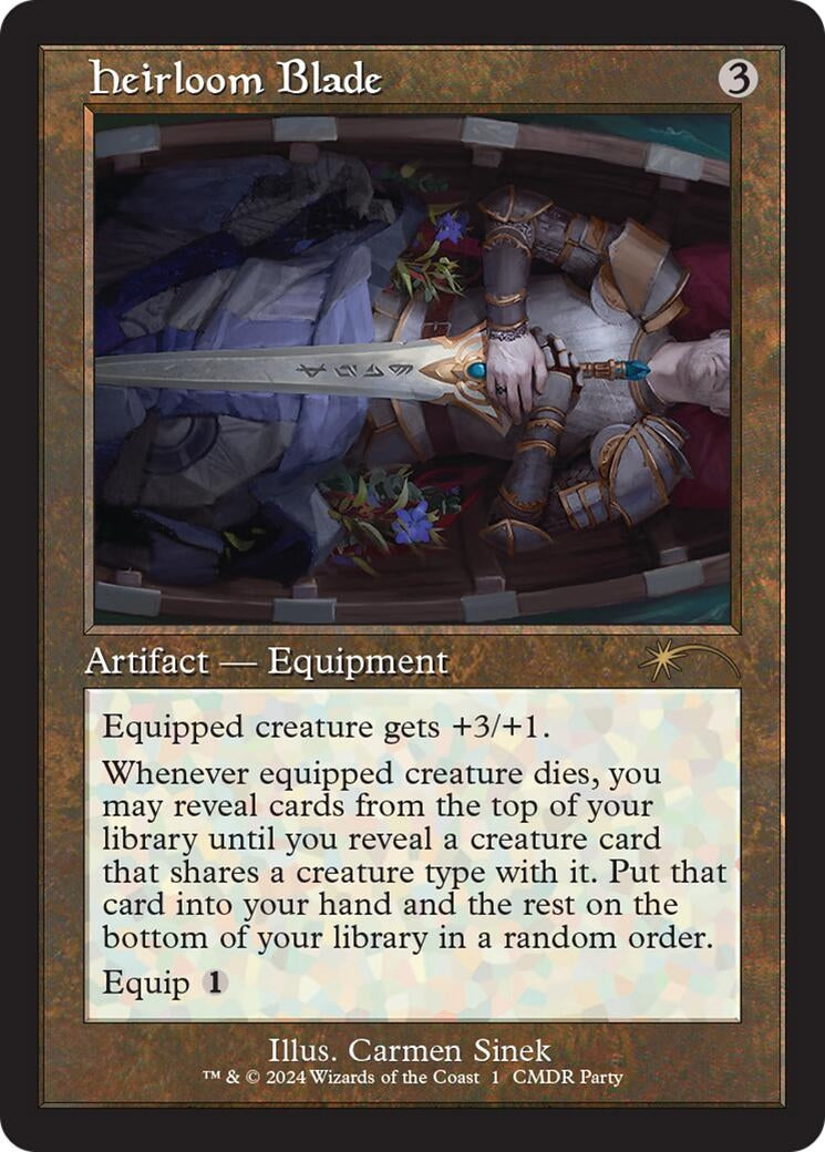 Image for Heirloom Blade (Retro Frame) (1) - Magic: The Gathering