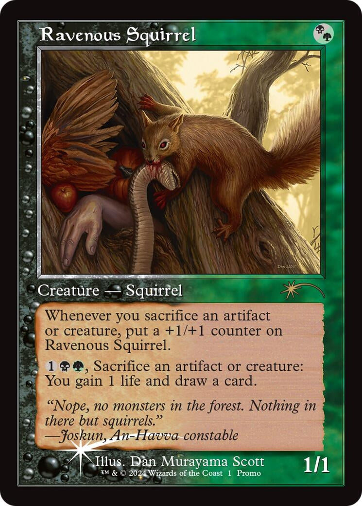Image for Ravenous Squirrel (Retro Frame) (1) - Magic: The Gathering
