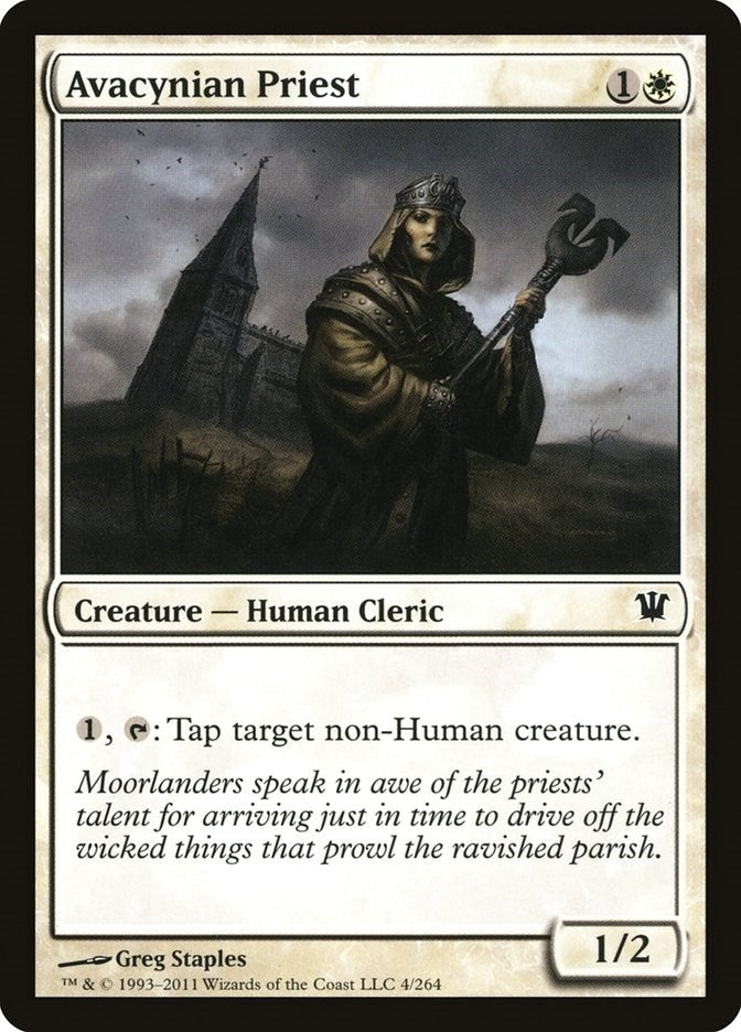 Image for Avacynian Priest (4) - Magic: The Gathering