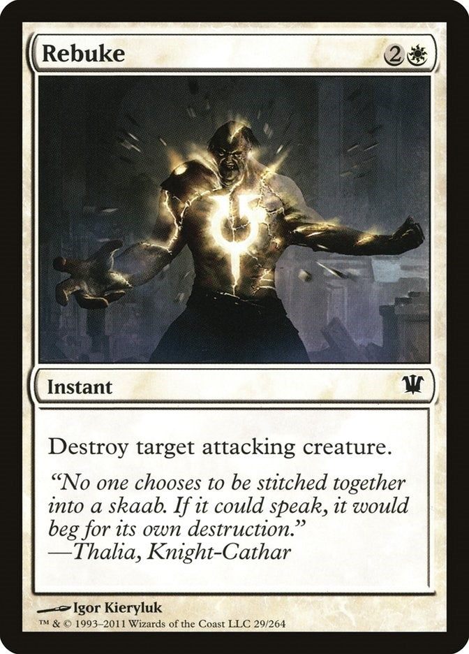 Image for Rebuke (29) - Magic: The Gathering