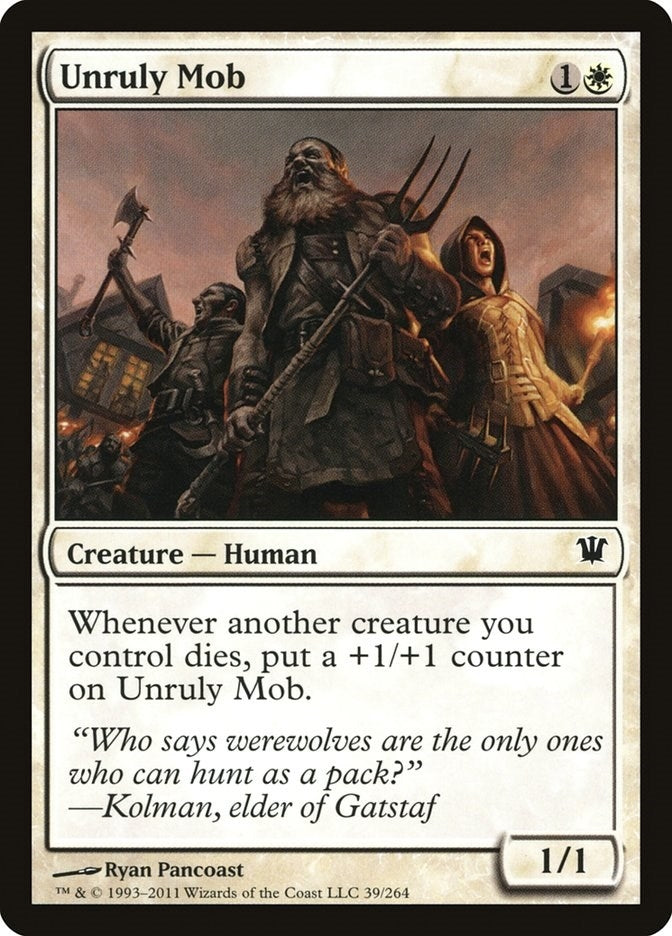 Image for Unruly Mob (39) - Magic: The Gathering