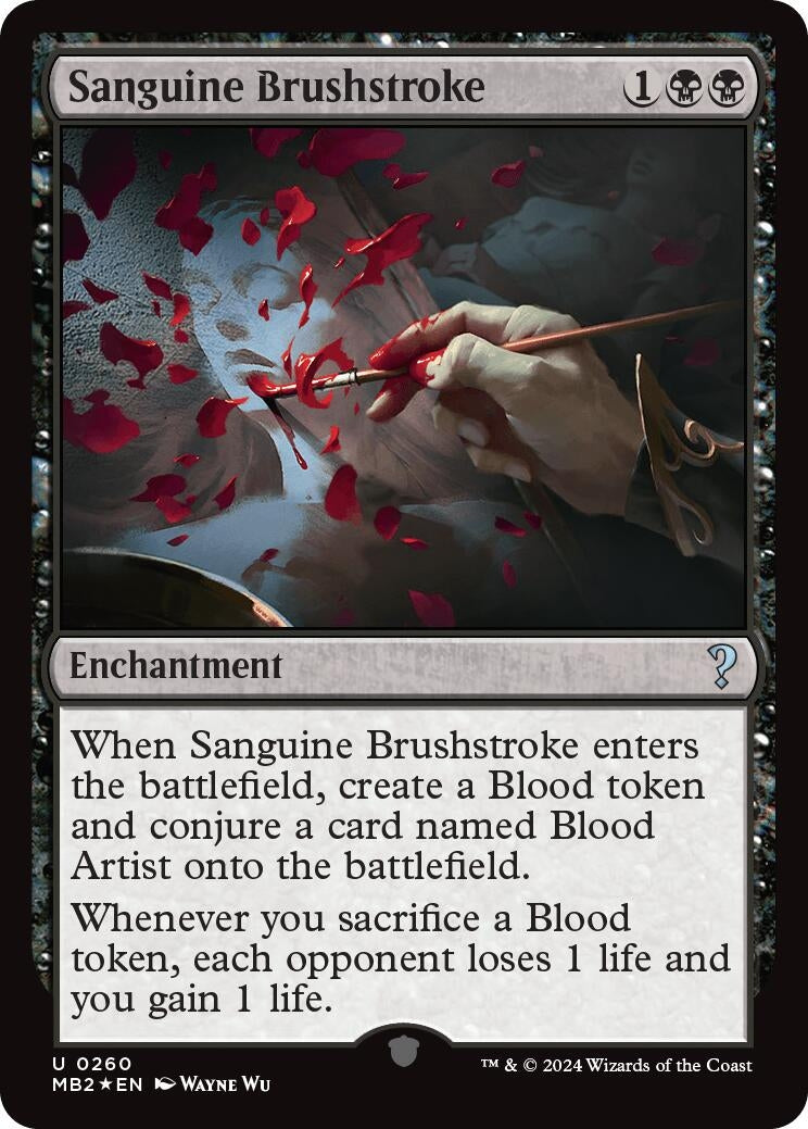 Image for Sanguine Brushstroke (260) - Magic: The Gathering