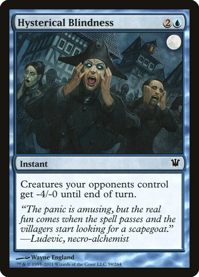 Image for Hysterical Blindness (59) - Magic: The Gathering