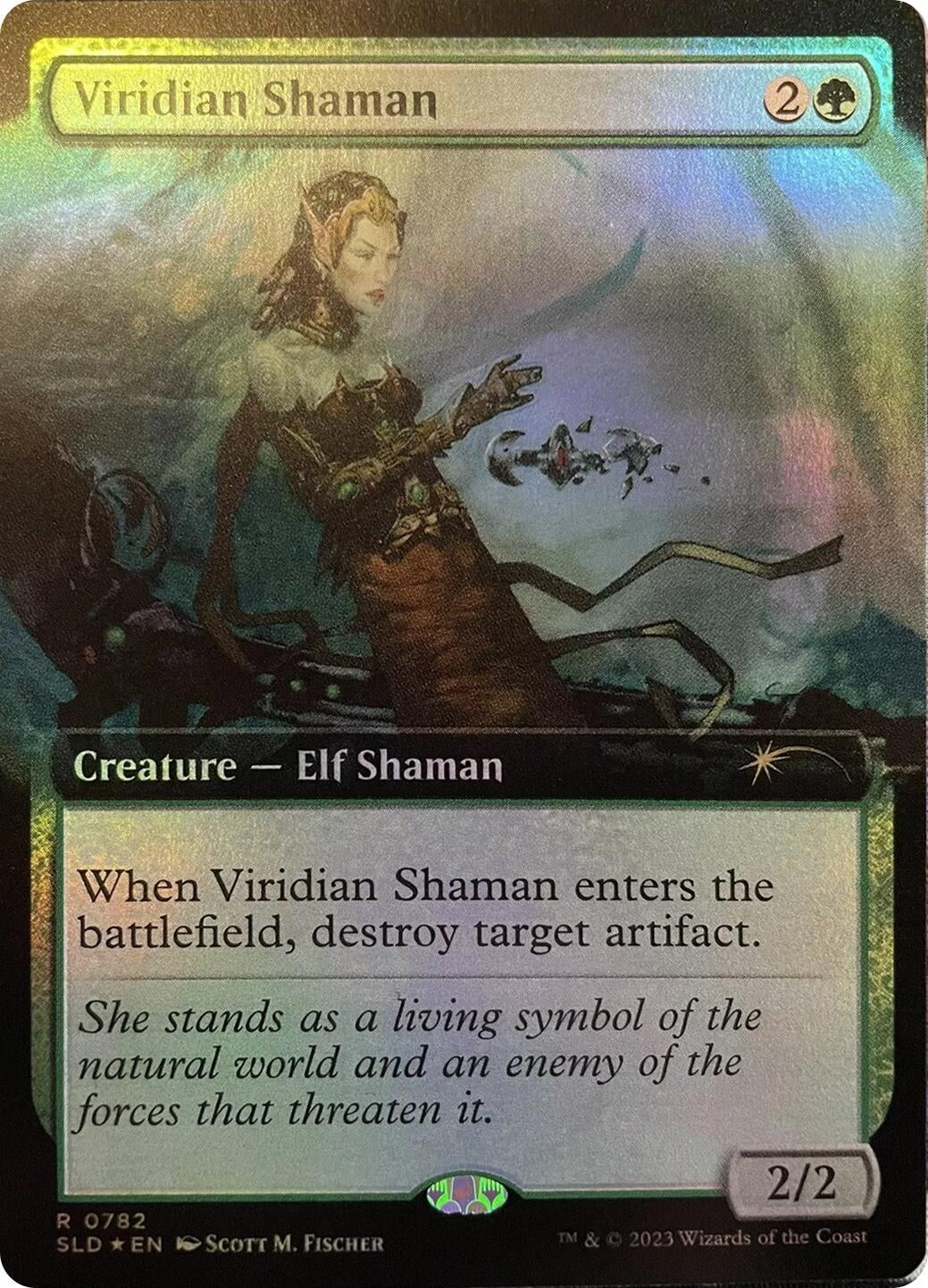 Image for Viridian Shaman (Extended Art) (782) - Magic: The Gathering