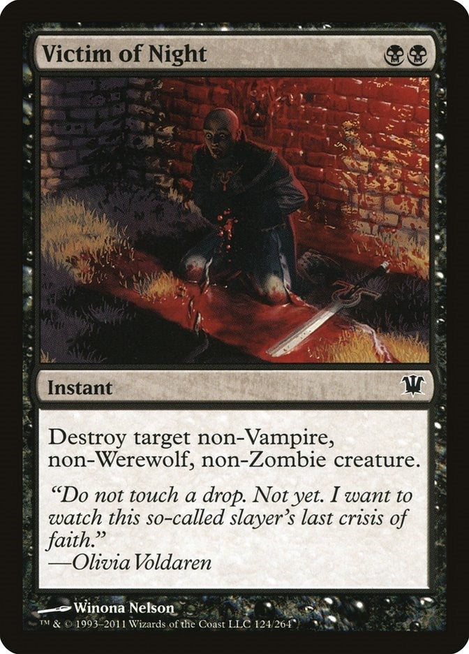 Image for Victim of Night (124) - Magic: The Gathering