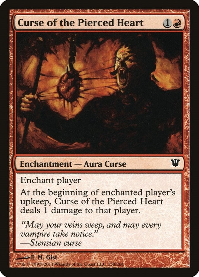 Image for Curse of the Pierced Heart (138) - Magic: The Gathering