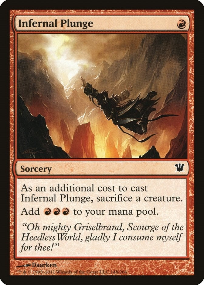 Image for Infernal Plunge (148) - Magic: The Gathering